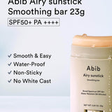 Abib Airy Sunstick Smoothing Bar
